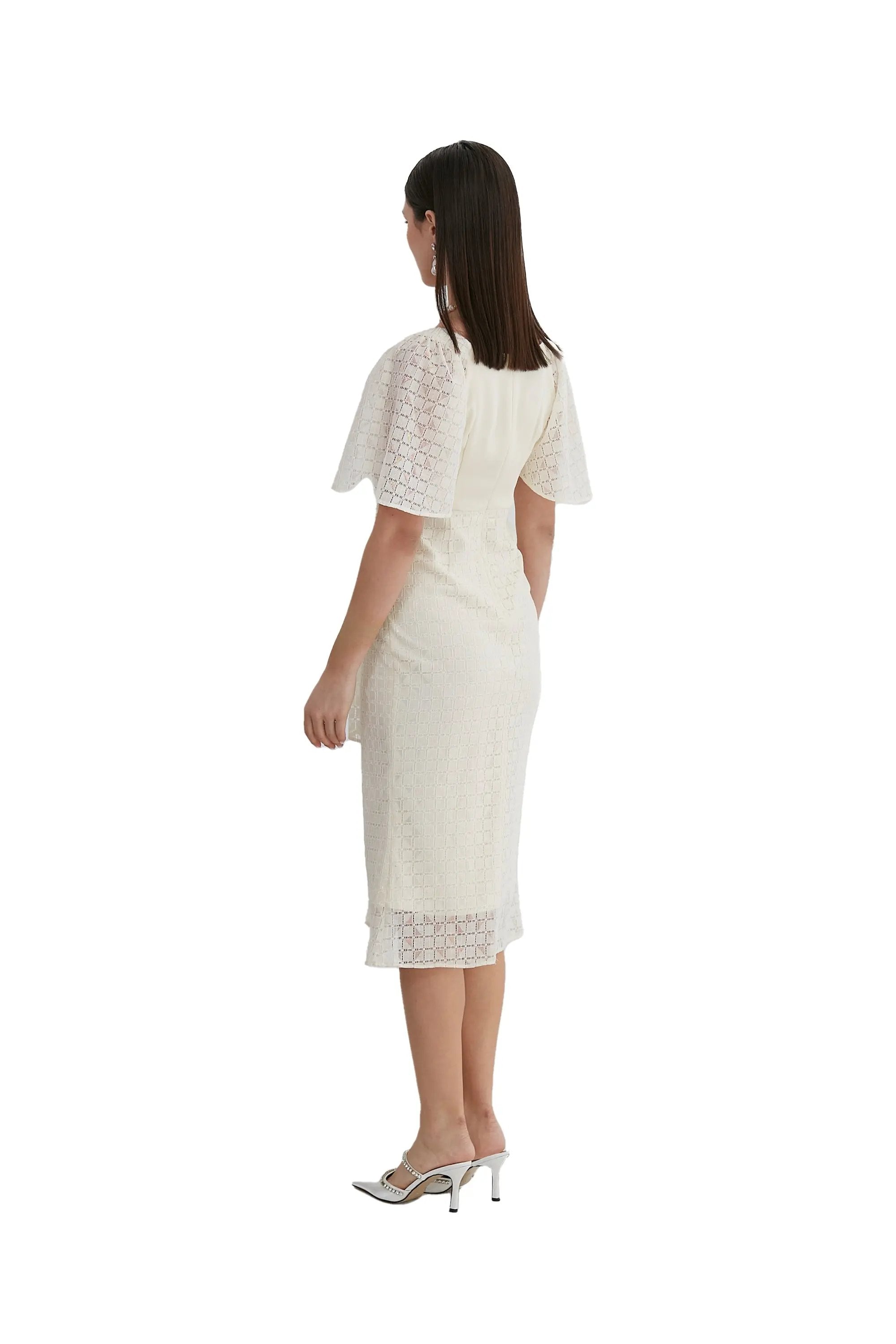 Ladies' Elegant Summer Temperament V-neck Fishtail Dress ULA